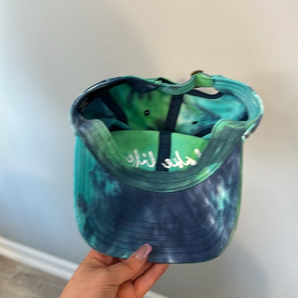 Sportsman Tie Dye Hippy Lake Life Boating Womenβs Ballcap Hat - Picture 5 of 6